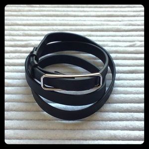 Black triple wrap bracelet